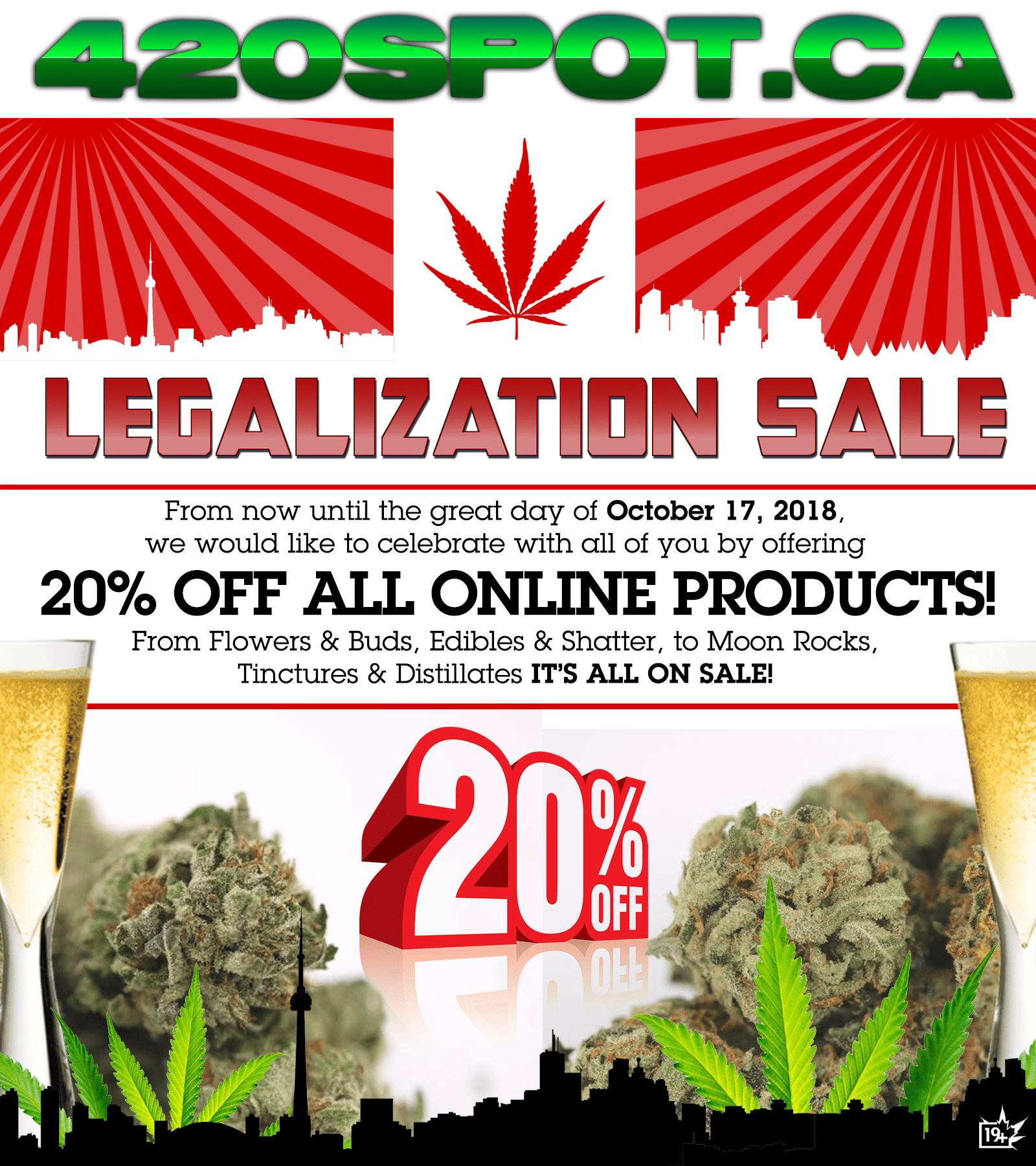420SPOT LEGALIZATION SALE Cannabis