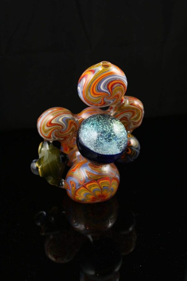 Dave Eckhart Multichamber Triple Marble Bubbler 6″
