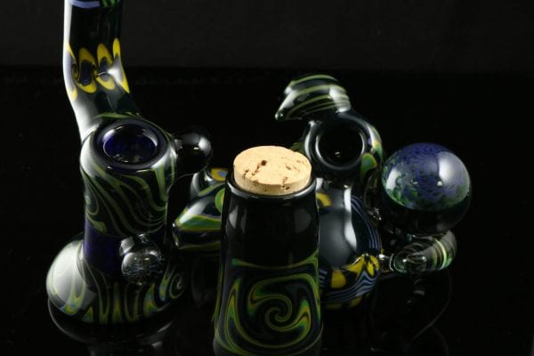 3pc Glass Pipe Set By Craig Hammond