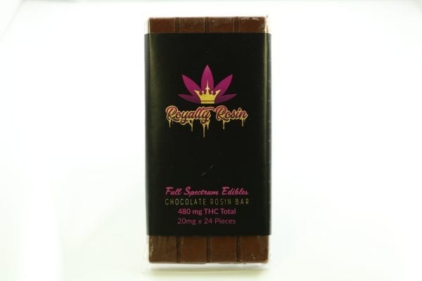 Royalty Rosin Full Spectrum Edible Chocolate Rosin Bar (480mg THC)