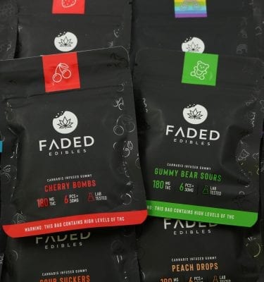 Faded Edibles – 180 mg THC